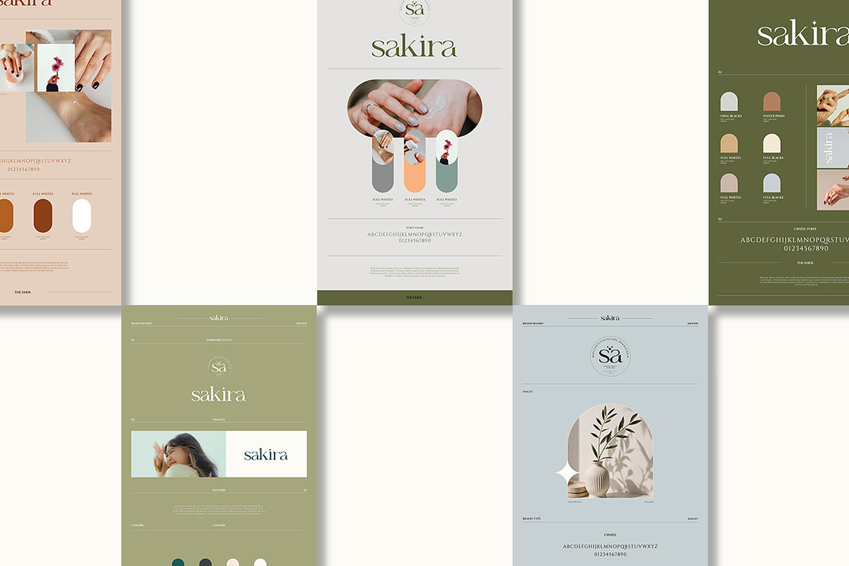Sakira | Brand Mood Board Kit, a Branding & Logo Template by Templeste (Photo 4 of 5)