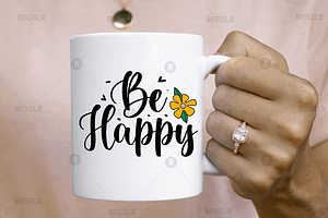 Be Happy SVG