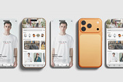 Phone 17 Pro Screen Mockup, an iPhone Mockup by scribrostudio (Thumbnail 13 of 13)
