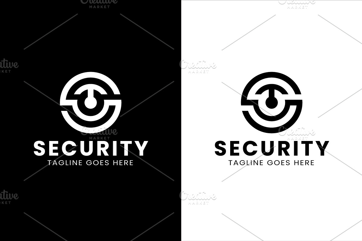 S Letter Monogram Security Logo, a Branding & Logo Template by Amadul11 (Photo 3 of 4)