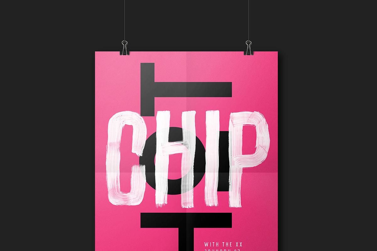 Mr. Poster - SVG Brush Font preview 3