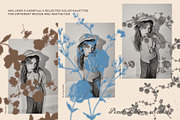 Pixel Bloom Archive Floral Overlays, a Texture Graphic by DigARTbyHavroshka (Thumbnail 7 of 10)