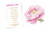 Lavender & Pink Flowers Watercolor, an Illustration by Watercolor design (Thumbnail 13 of 13)