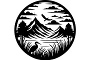 Black Nature & Wildlife Art Bundle, an Object Graphic by Designer_Momina (Thumbnail 5 of 13)
