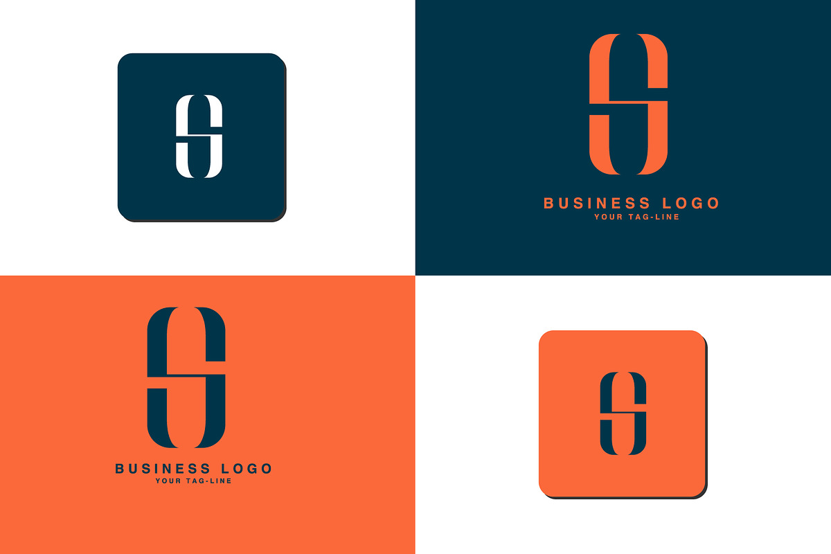 S, SS, Abstract Logo design, a Branding & Logo Template by art_creater