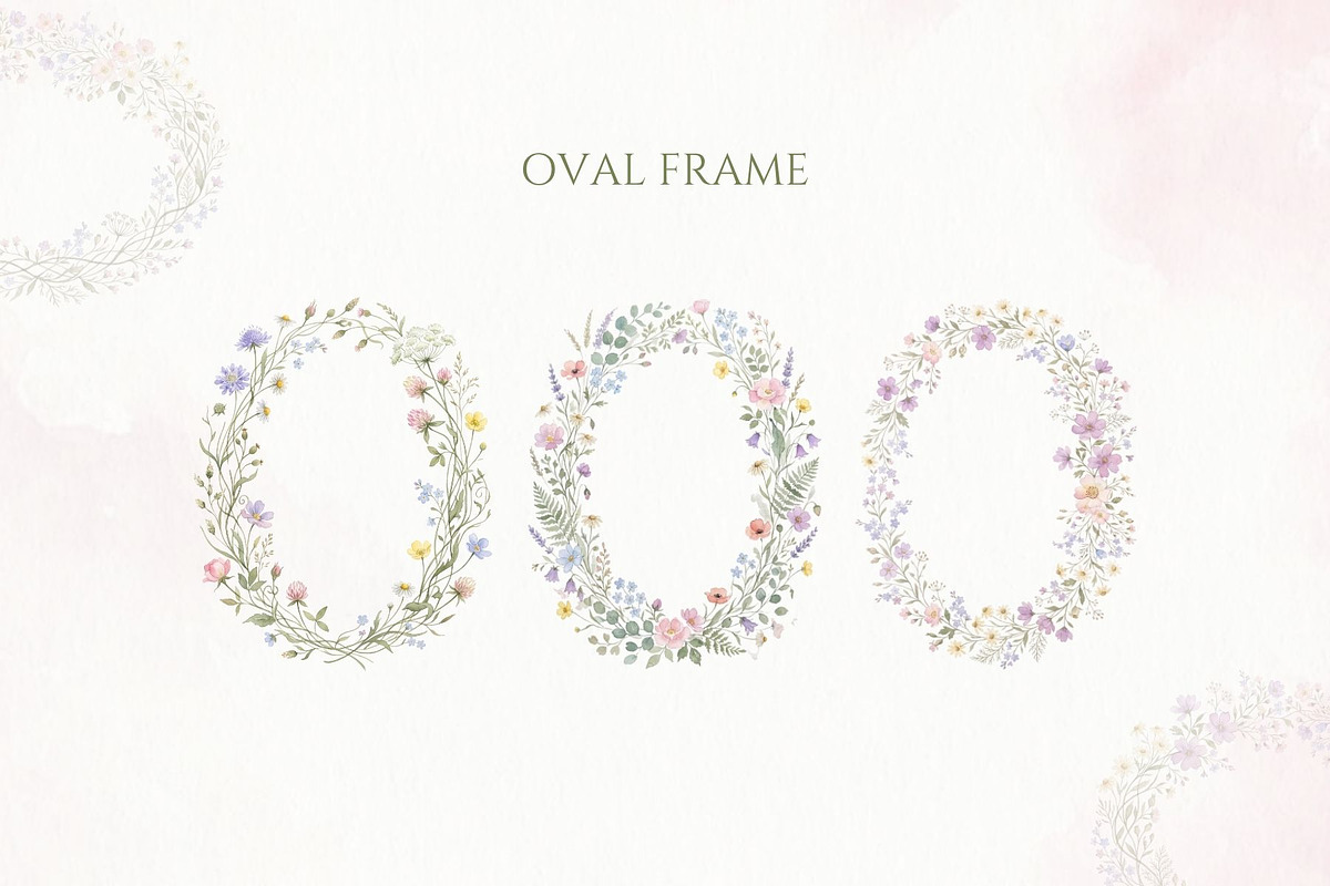 Wildflower Watercolor PNG Bundle, a Decorative Illustration by Arslan (Photo 6 of 16)