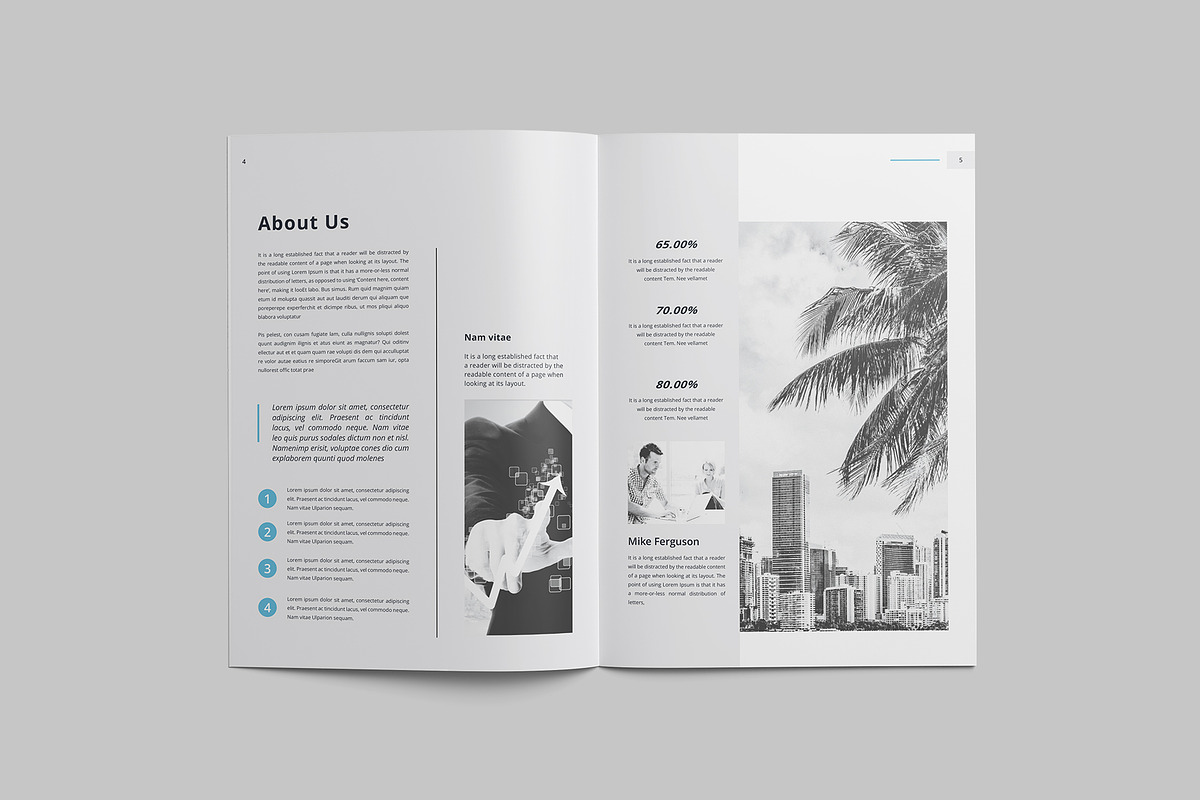 Company profile, a Brochure Template by Tanber Hossen (Photo 3 of 13)