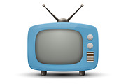 Retro TV Vector Illustrations, an Object Graphic by Gomolach (Thumbnail 7 of 9)