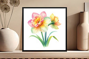 Spring Daffodils Coquette Clipart, an Illustration by DreamCafeArt (Thumbnail 5 of 5)