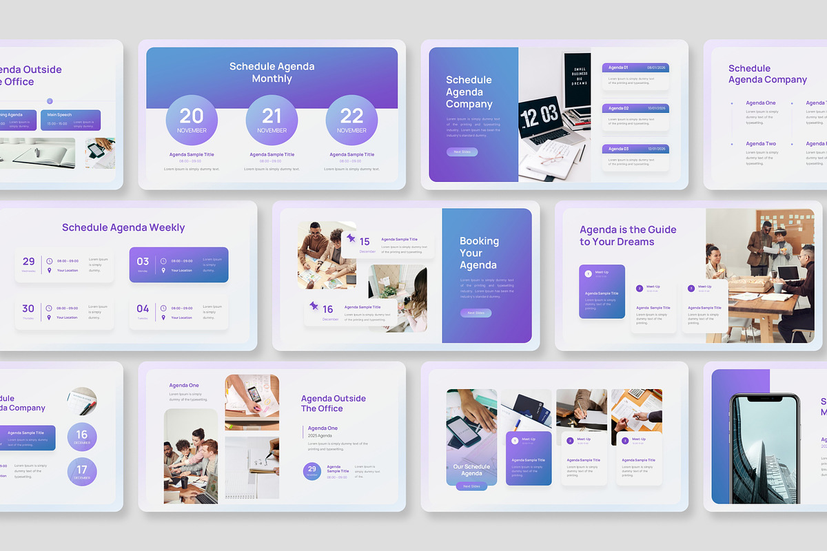 Bizgen - Business Agenda PowerPoint, a Presentation Template by Premast (Photo 3 of 4)