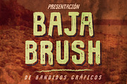 Baja Brush typeface, a Font by Graphic Bandits (Thumbnail 1 of 5)