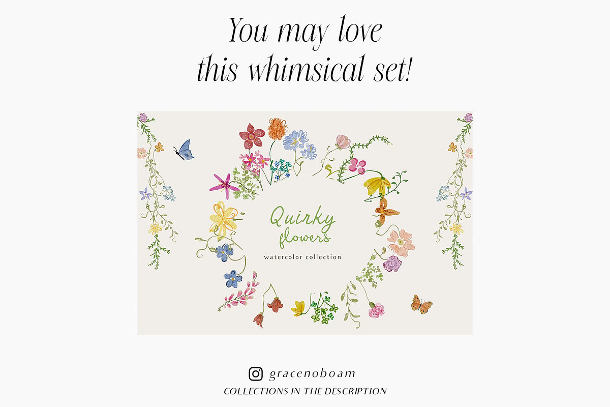 Handmade summer spring quirky icons, an Object Graphic by Grace Noboa Illustrations (Photo 15 of 15)