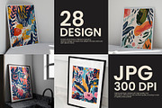 103.Abstract Foliage, a Background Graphic by Vibrand Studio (Thumbnail 5 of 9)