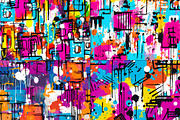 20 Seamless Urban Graffiti Patterns, a Pattern Graphic by Nordic Design (Thumbnail 8 of 9)