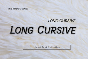 Long Cursive, a Slab Serif Font by Wow Magic