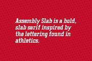 Assembly Slab - Serif Font, a Slab Serif Font by Tim Hankins Design (Thumbnail 4 of 8)