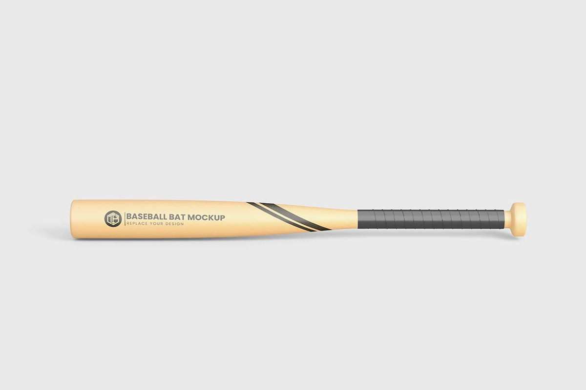 Baseball Bat Mockup Set, an Advertising Mockup by tiyasprabawa (Photo 3 of 5)