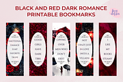 Dark Romance Printable Bookmarks, an Object Graphic by Anna Design Studio (Thumbnail 2 of 10)