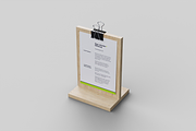 Wood Sign Holders Mockup, an Advertising Mockup by Muhazdinata (Thumbnail 5 of 8)