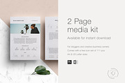 Media Kit Template - 2 Pages, a Marketing Template by Leo Resume (Thumbnail 3 of 4)