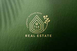 T&K Real Estate Elegant Logo, a Branding & Logo Template by Design_Planet