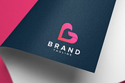 Letter G love logo design template, a Branding & Logo Template by Amadul11 (Thumbnail 3 of 4)