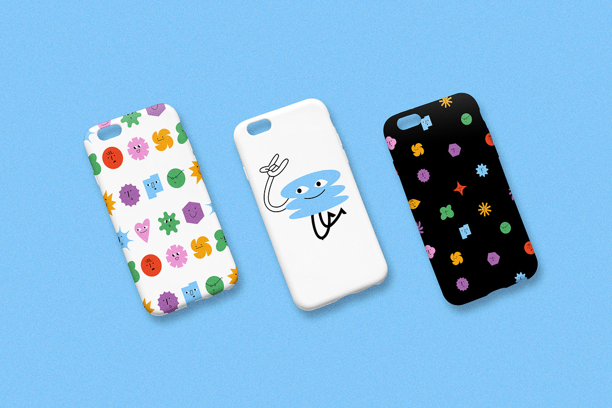 Funky shapes. Stickers, icons, an Emoji Icon by oxygen_8 (Photo 3 of 7)