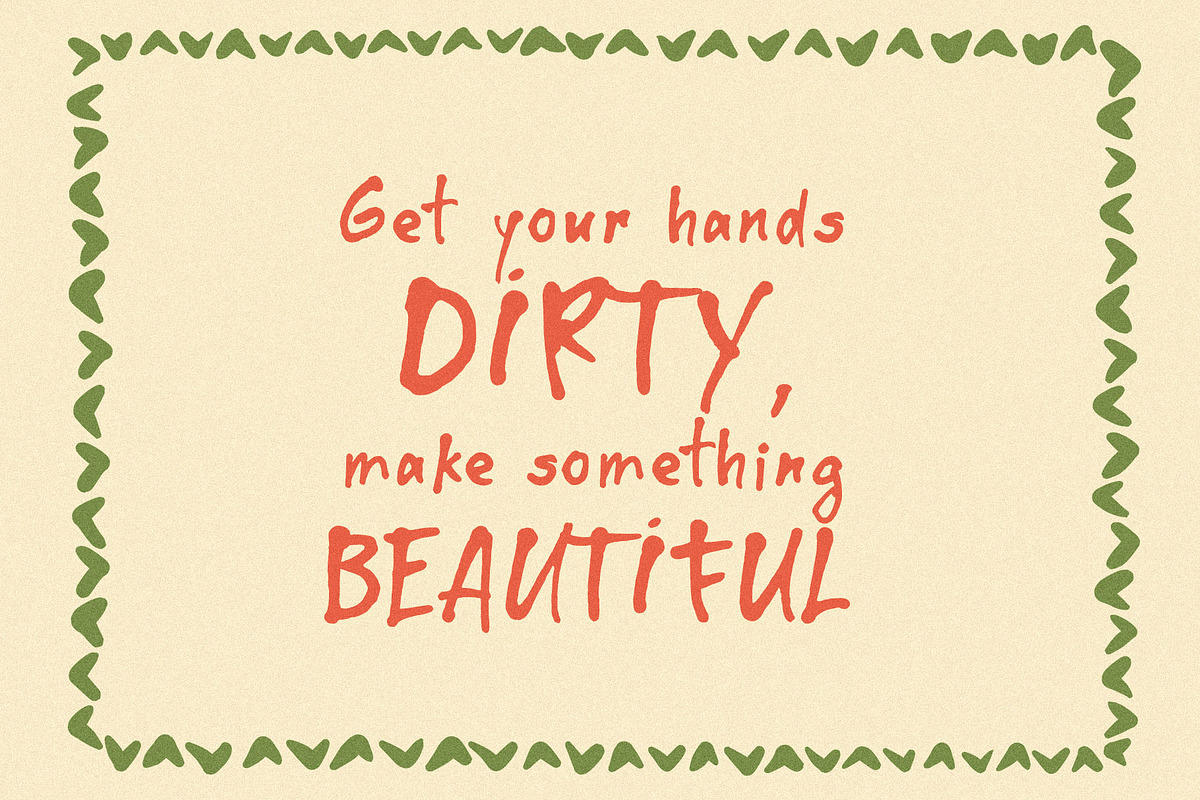 Dirty Ink font handwritten playful, a Handwritten Font by TD fonts (Photo 6 of 12)