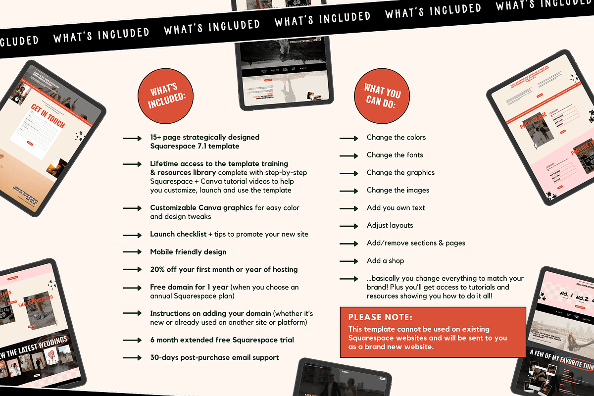 Squarespace Website for Photographer, a Squarespace Template by Kurly Creative (Photo 7 of 11)