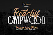 Redcliff Campwood, a Serif Font by din-studio.com (Thumbnail 1 of 16)