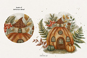 Cozy Autumn Gnomes & Pumpkin Clipart, a Decorative Illustration by Jenny Quince (Thumbnail 8 of 11)