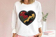 Black History Heart PNG, a Seasonal Illustration by Canvas Craft (Thumbnail 3 of 5)