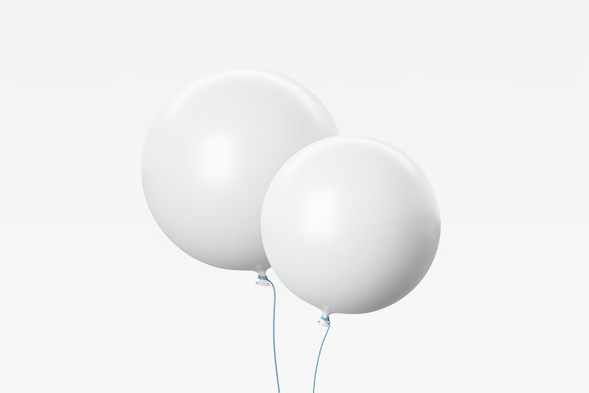 Balloon Mockup, a Product Mockup by zpackcreative (Photo 2 of 4)