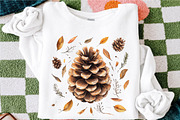 Hand Drawn Fall Clipart Set PNG, a Seasonal Illustration by designcity5 (Thumbnail 5 of 5)