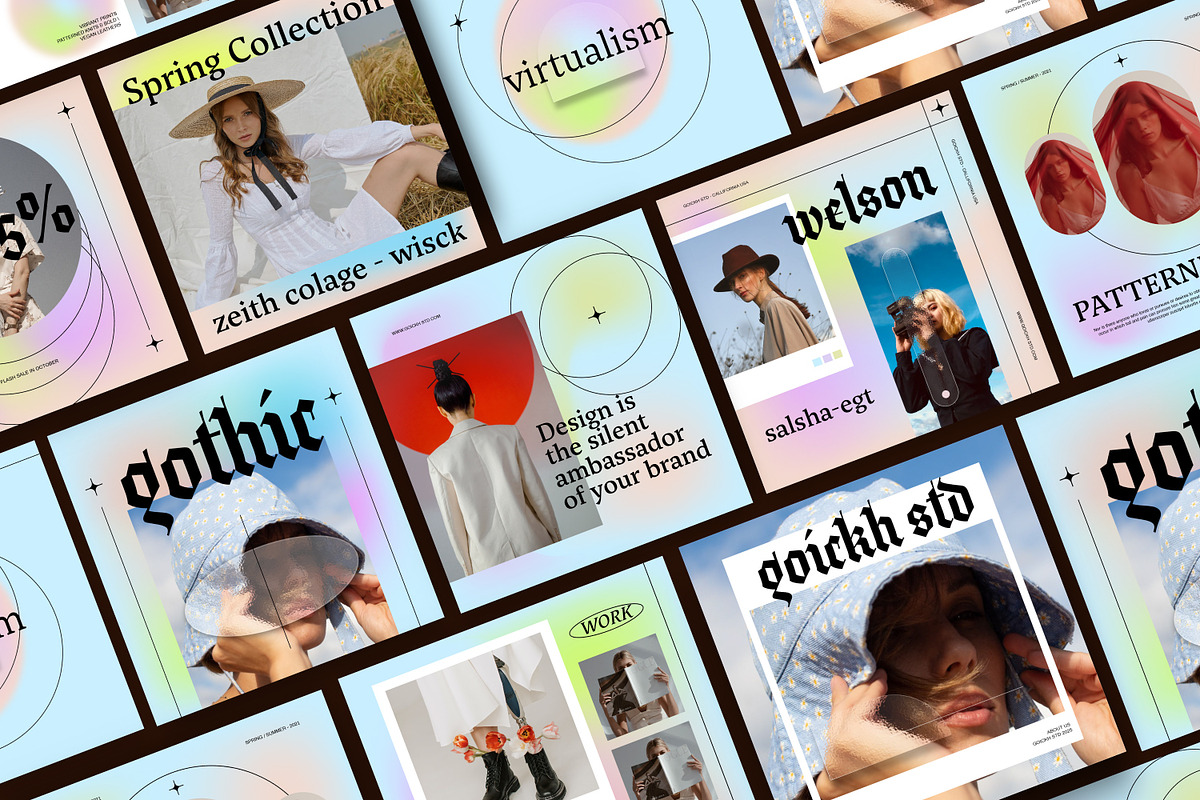 Welson - Gradient Brand Social Media, a Social Media Template by Dirtytemp Studio (Photo 5 of 5)