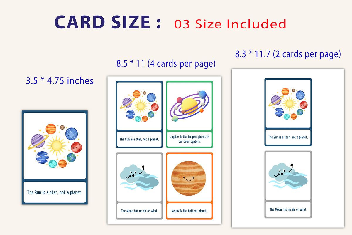 Science Facts for Kids 100 Flash, a Stationery Template by Designmela01 (Photo 6 of 10)