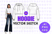 Raw Hedge Hoodie, an Apparel Mockup by Doroty Dafne Designs (Thumbnail 1 of 7)