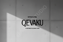 Qevaku | Elegant Modern Serif Typef