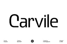 CS Carvile – Sans Serif Typeface