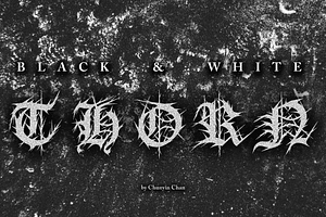 Black & White Thorn