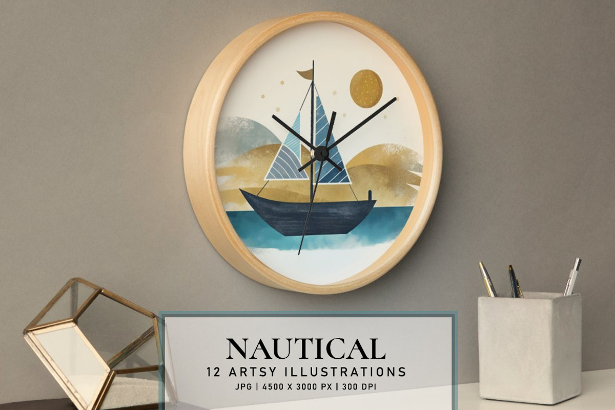 Nautical, a Decorative Illustration by Digital Art Creations (Photo 6 of 7)