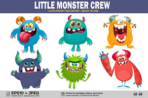 Silly Slimes - 6 Cute Monsters