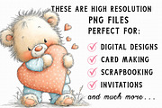 Baby Bear Clipart, an Illustration by Libby Wishes (Thumbnail 3 of 7)
