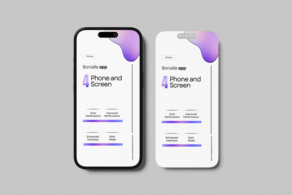 Phone and Screen Mockup, an iPhone Mockup by swsi-studio (Photo 2 of 5)