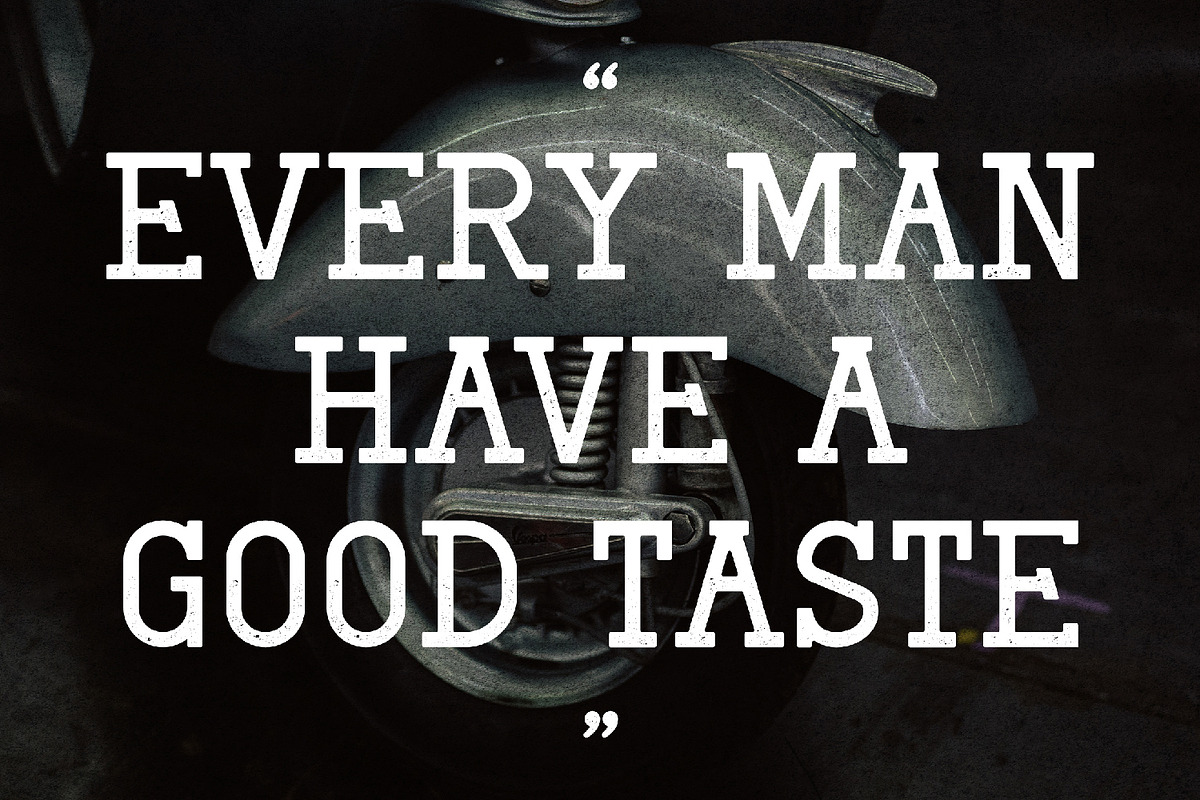 Heavy Truckit - Slab Serif Font, a Slab Serif Font by AQR Studio (Photo 8 of 8)