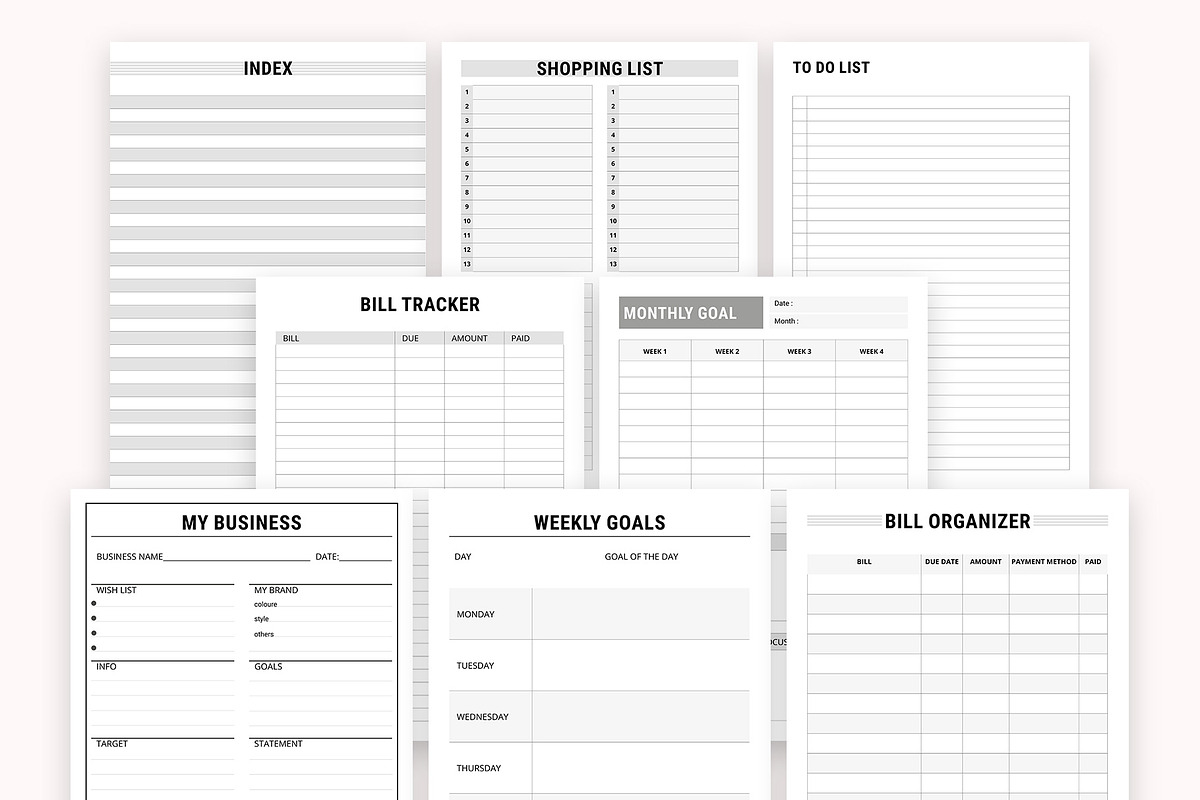 Ultimate Planner Bundle Pack 2024-27, a Stationery Template by ROJI CREATOR (Photo 12 of 12)