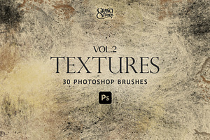 Textures Photoshop Brushes-Vol.2, a Brush Add-On by GRANCI STUDIOS