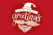 Christmas Calligraphic Badge Pack, a Decorative Illustration by Vitek Graphic (Thumbnail 5 of 7)