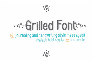 Grilled Font Bold