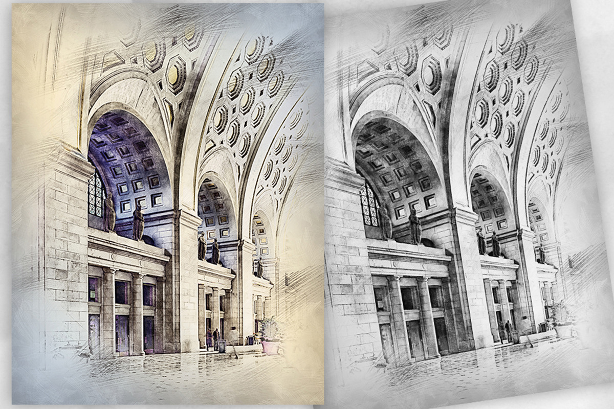 Hand Drawn Photoshop Action, an Action Add-On by GorynArt (Photo 13 of 20)